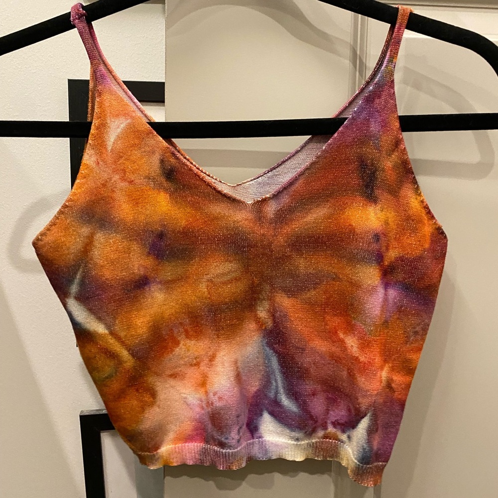 Multicolor Tie-Dye Women's Top